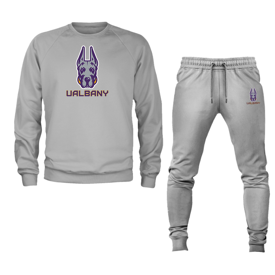 Men's Albany Great Danes Crewneck Sweatshirt Joggers Suit