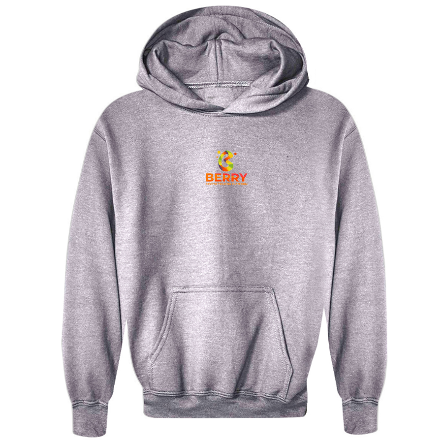 Youth Berry  Logo Pullover Hoodie