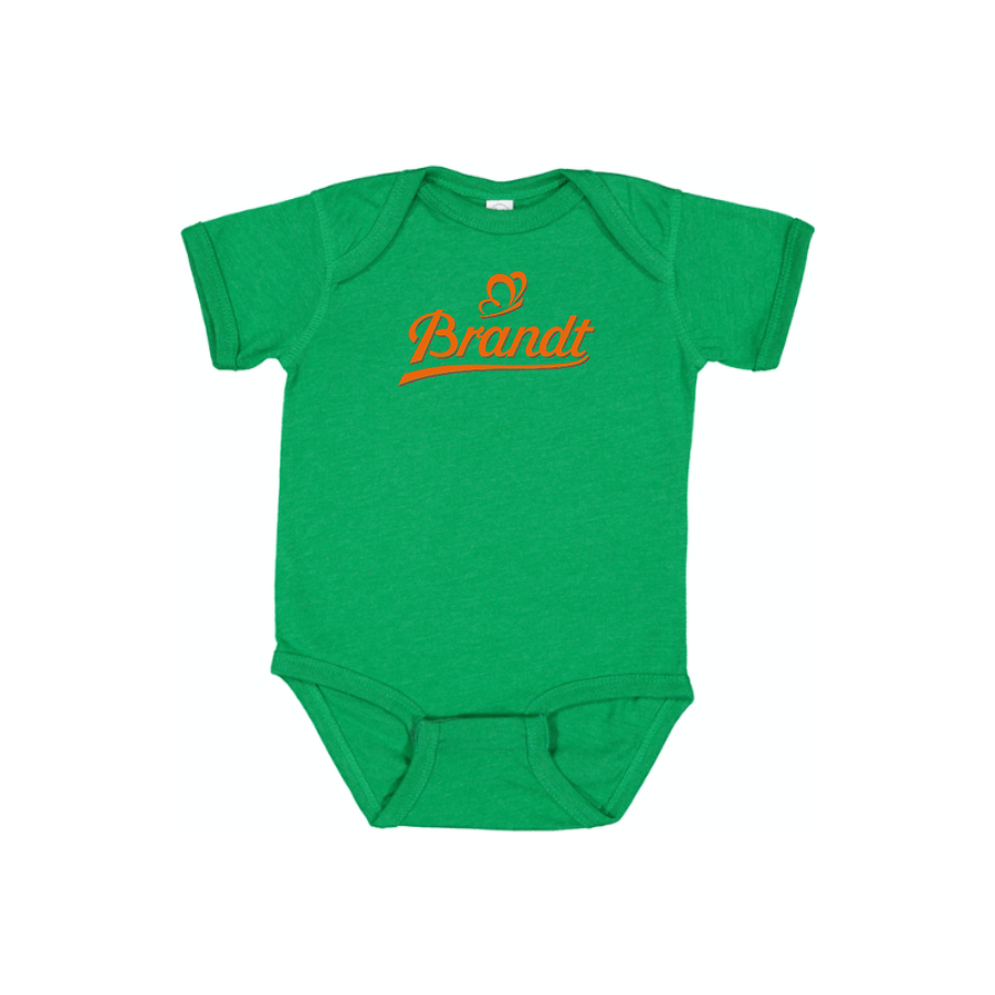 Brandt Zwieback Logo Baby Onesie Romper