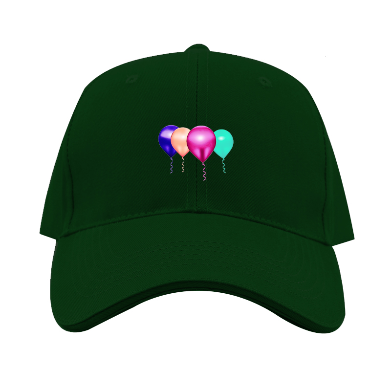 Balloon-Emojis Logo  Dad Baseball Cap Hat