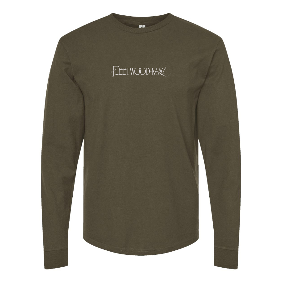 Men's Fleetwood Mac  Logo Cotton Long Sleeve T-Shirt