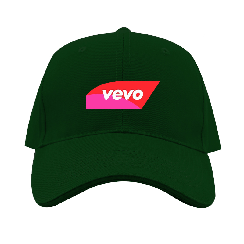 Vevo Thumbnail Banner Logo  Dad Baseball Cap Hat