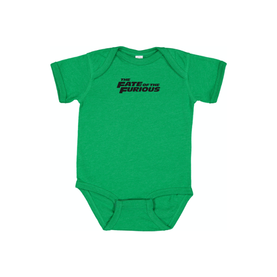 The Fate Of the Furious  Logo Baby Onesie Romper