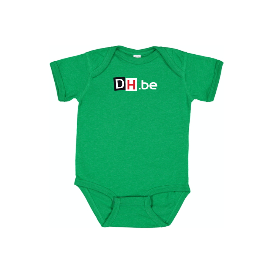 DH Derniere Heurev  Logo  Baby Onesie Romper