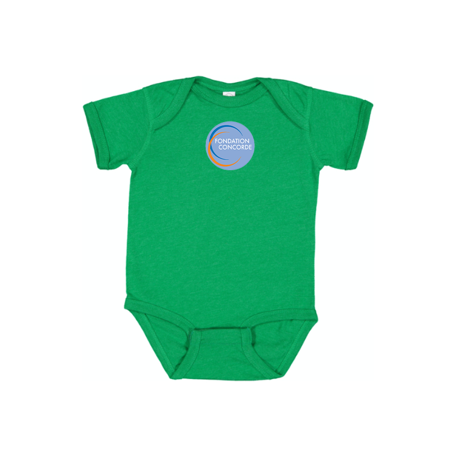 Fondation Concorde   Logo Baby Onesie Romper