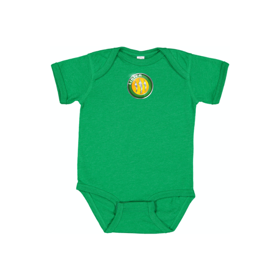 Lister Motor Company Logo Baby Onesie Romper