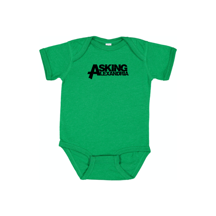 Asking Alexandria Logo Baby Onesie Romper