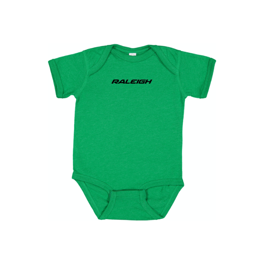 Raleigh Logo  Baby Onesie Romper