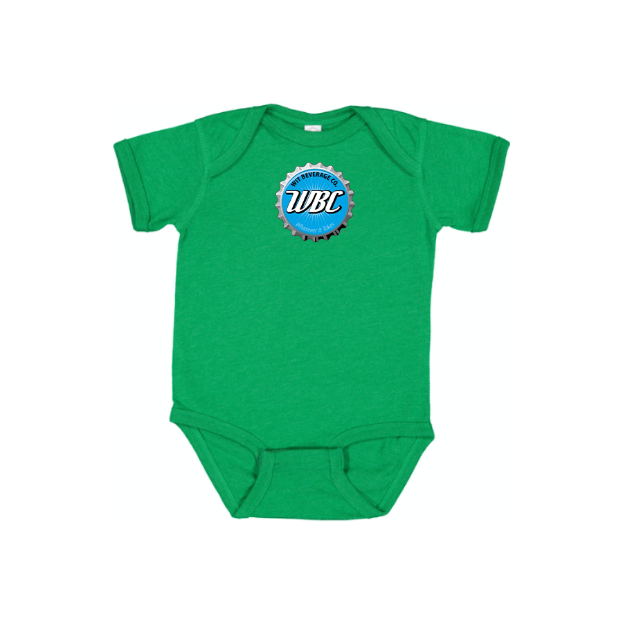 Wit Beverage Company Logo Baby Onesie Romper