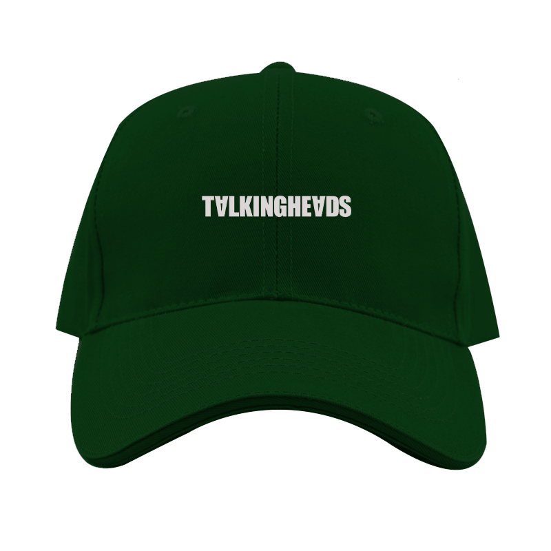 Talking Heads Logo Dad Baseball Cap Hat