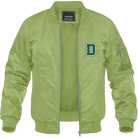 Men's Dartmouth Big Green Lightweight Bomber Jacket Windbreaker Softshell Varsity Jacket Coat