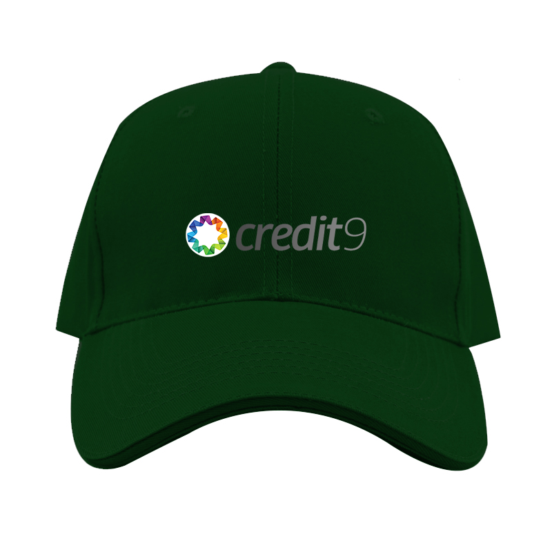 Сredit9 Logo  Dad Baseball Cap Hat