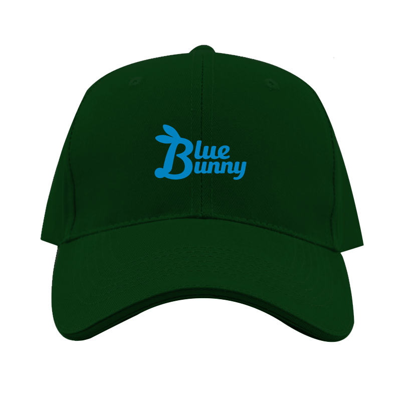 Blue Bunny  Logo  Dad Baseball Cap Hat