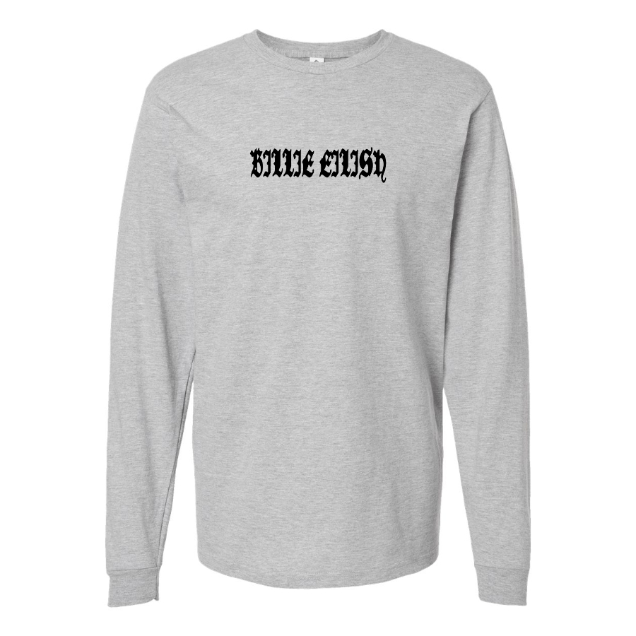 Men's Billie Eilish  Logo Cotton Long Sleeve T-Shirt