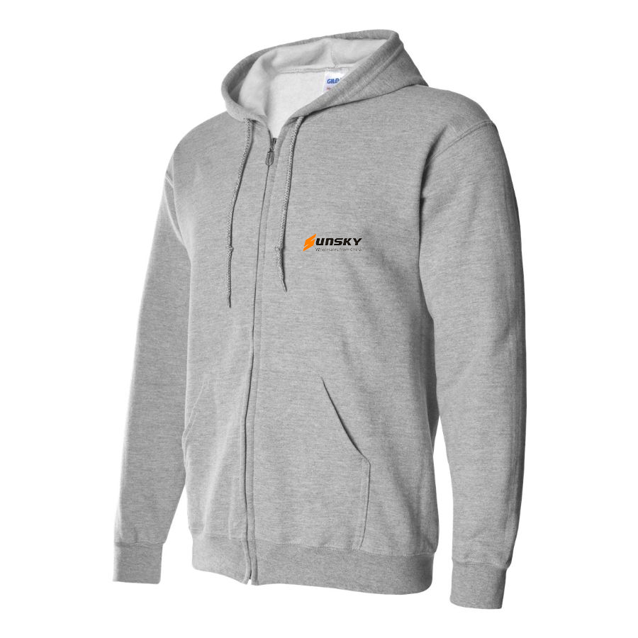 Men's SUNSKY Logo Zipper Hoodie