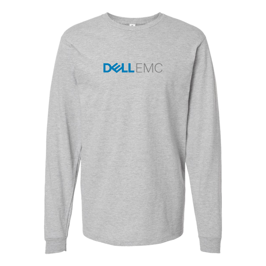 Men's EMC Logo Cotton Long Sleeve T-Shirt