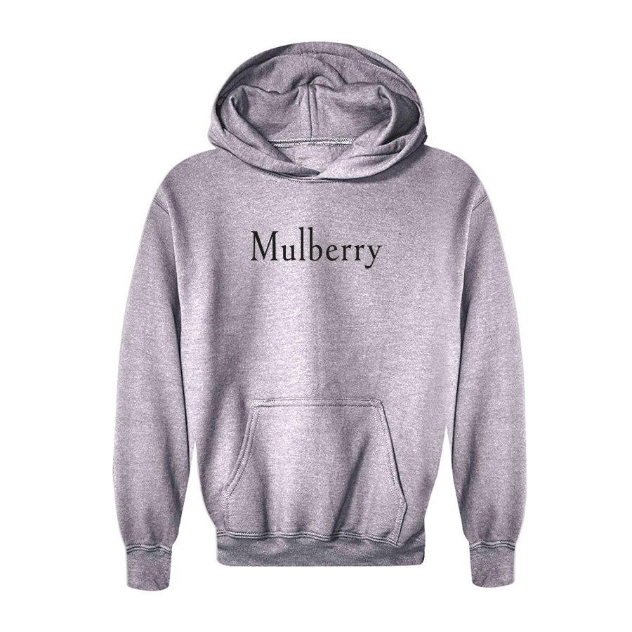 Youth Mulberry  Logo Pullover Hoodie
