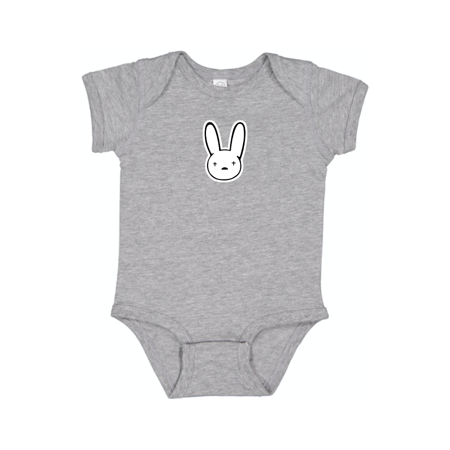 Bad Bunny Logo Baby Onesie Romper