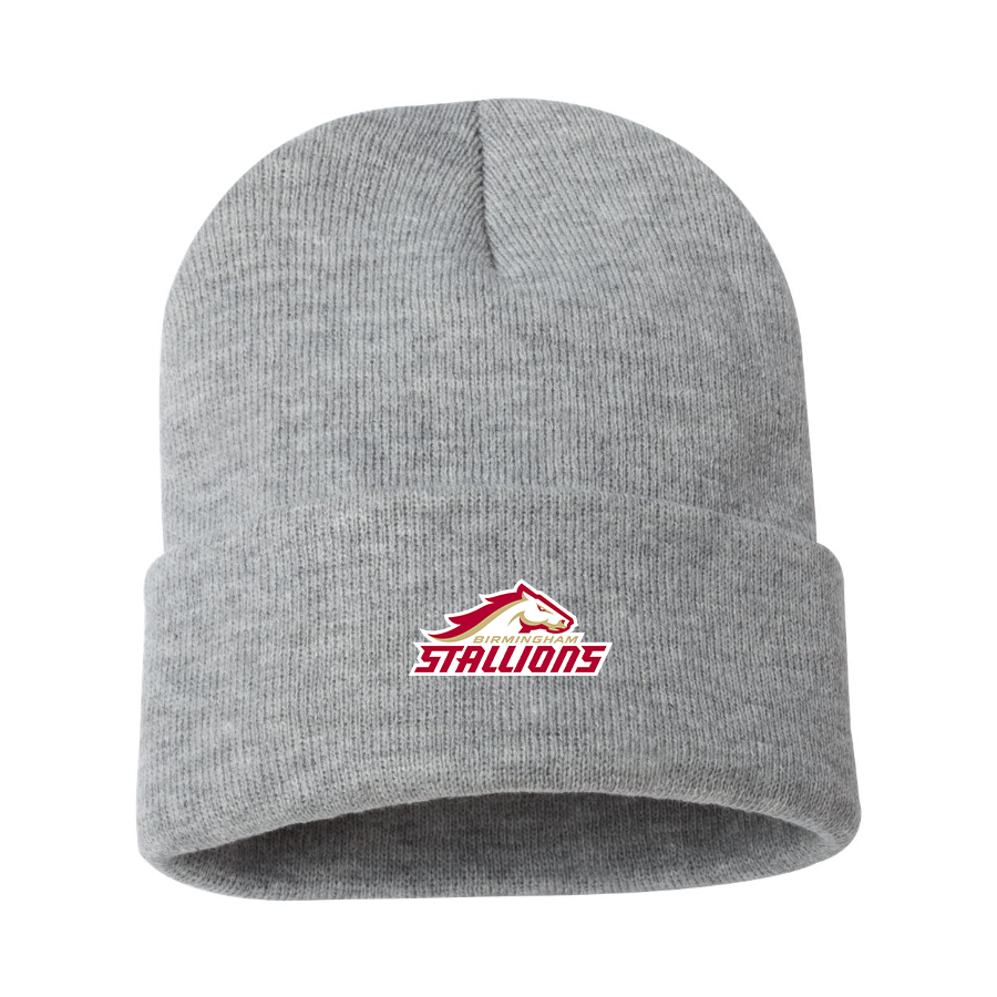 Birmingham Stallions Logo Beanie Hat