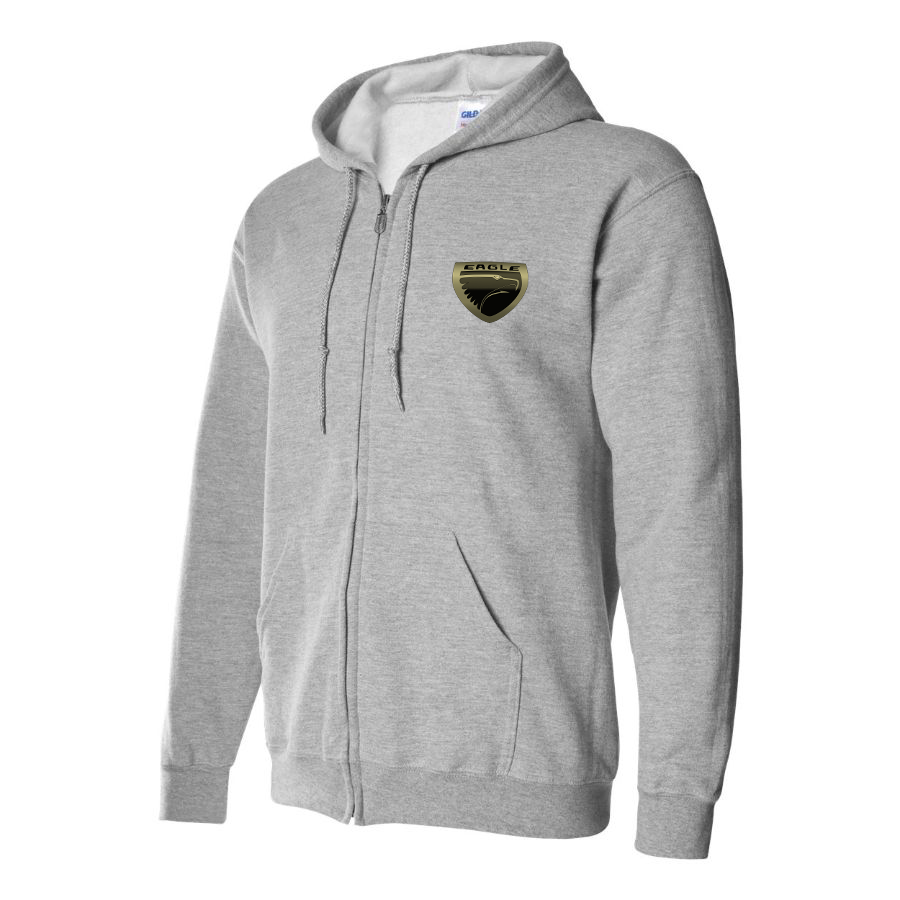 Men's Eagle Logo Zipper Hoodie