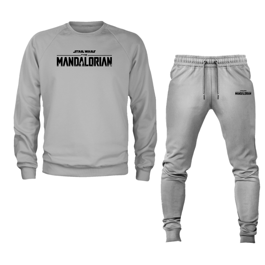 Men's Star Wars The Mandalorian Crewneck Sweatshirt Joggers Suit