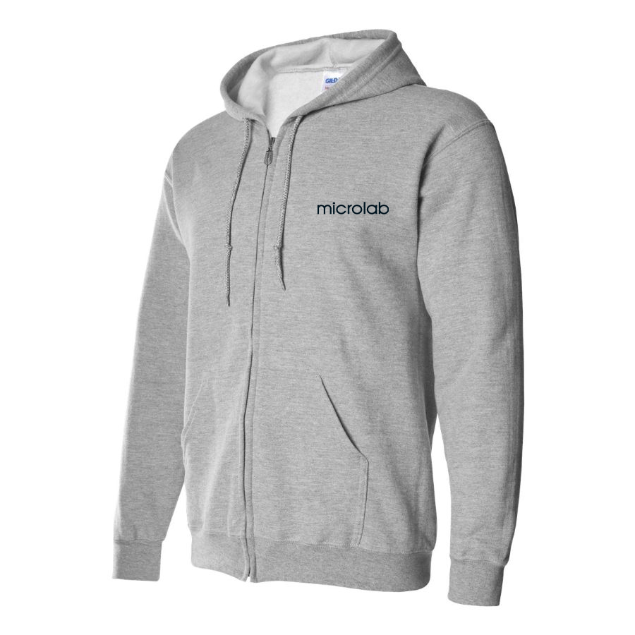 Men's Microlab Logo Zipper Hoodie