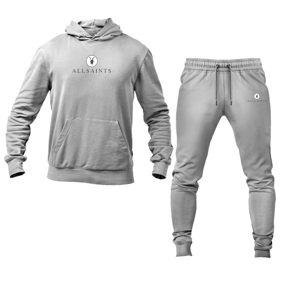 Men's AllSaints Logo Hoodie Joggers Set