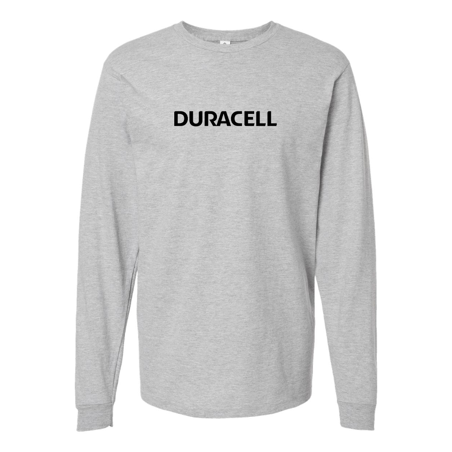 Men's Duracell Logo Cotton Long Sleeve T-Shirt