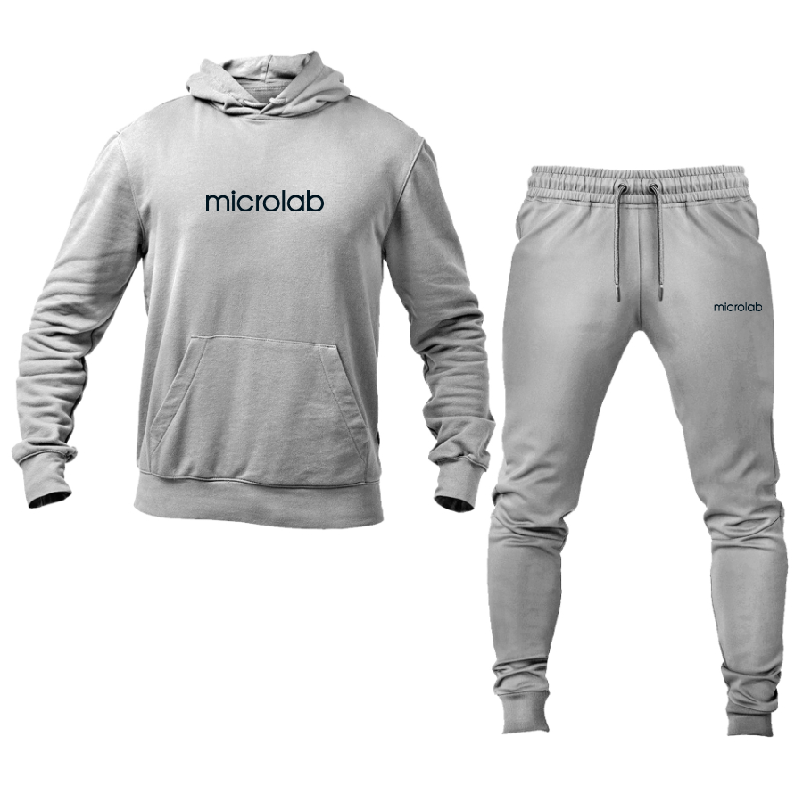 Men's Microlab Logo Hoodie Joggers Set