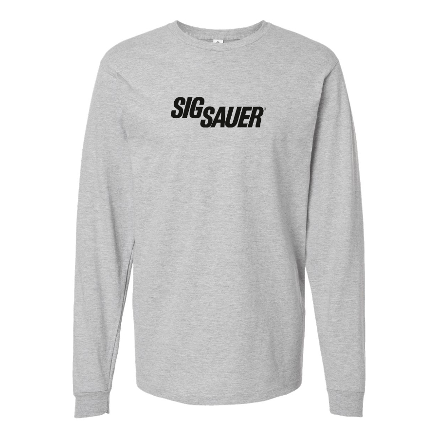 Men's Sig Sauer Logo Cotton Long Sleeve T-Shirt
