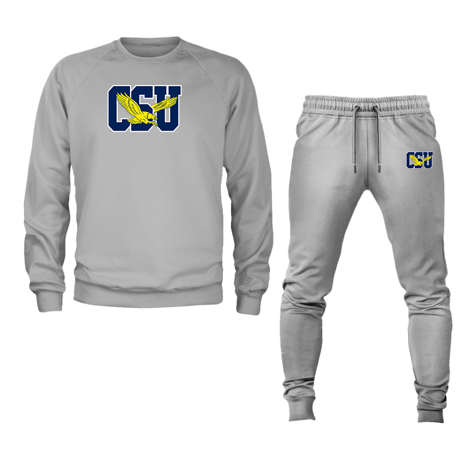 Men's Coppin State Eagles Crewneck Sweatshirt Joggers Suit