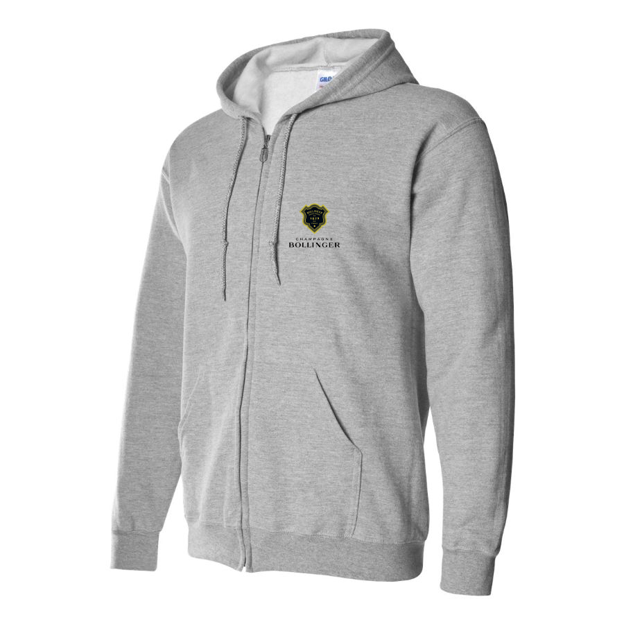 Men's Bollinger Logo Zipper Hoodie
