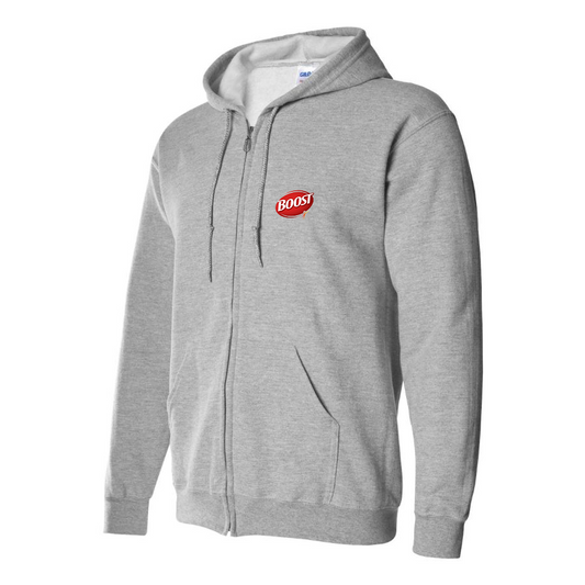 Men's Boost Logo Zipper Hoodie