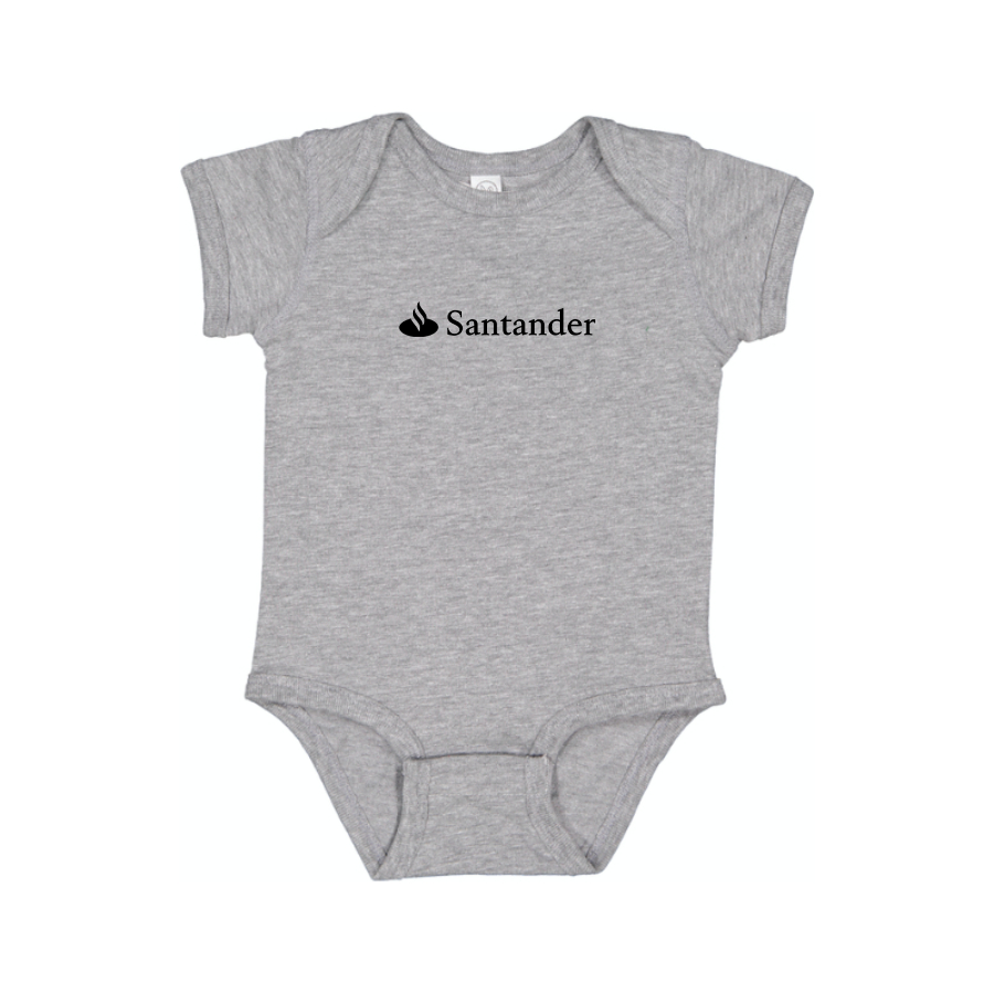 Santander Logo  Baby Onesie Romper