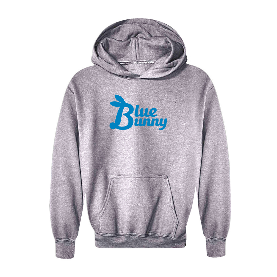 Youth Blue Bunny  Logo Pullover Hoodie