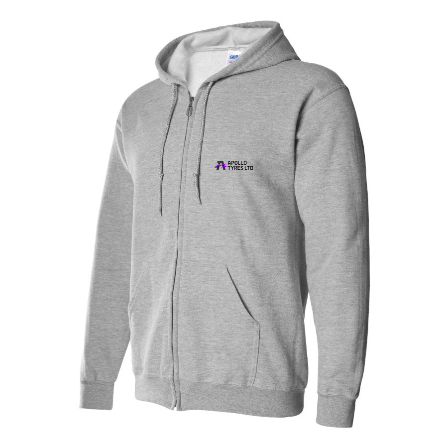 Men's Apollo Tyres Logo Zipper Hoodie