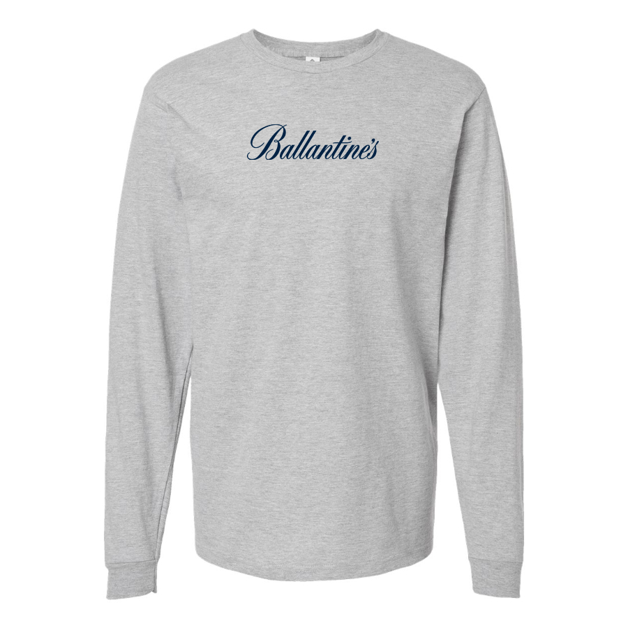 Men's Ballantines Logo Cotton Long Sleeve T-Shirt