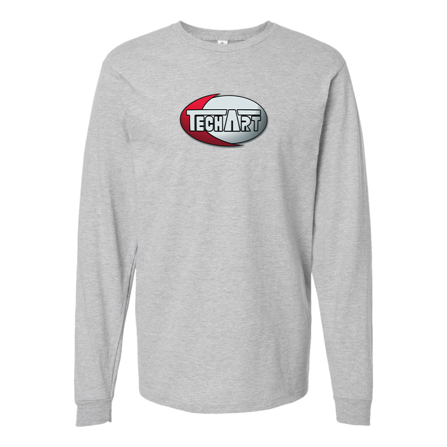Men's TechArt Logo Cotton Long Sleeve T-Shirt