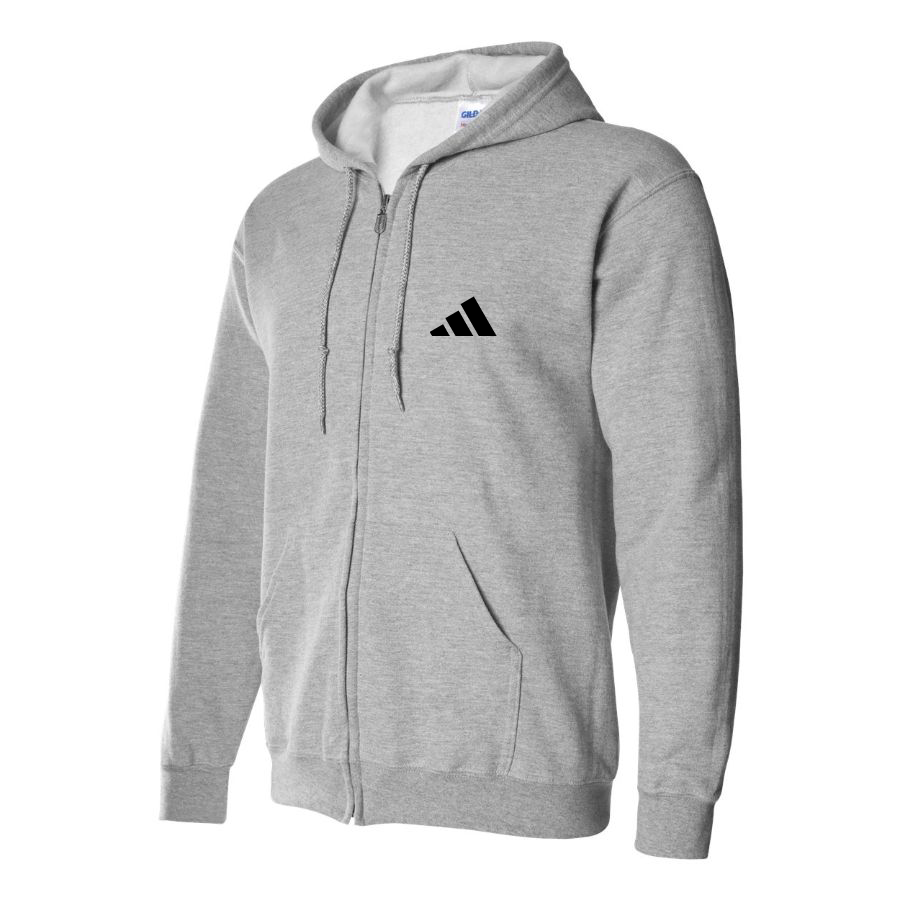 Men's Adidas Logo Zipper Hoodie