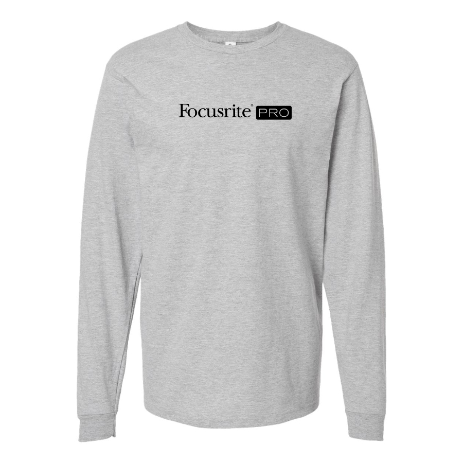 Men's Focusrite Logo Cotton Long Sleeve T-Shirt