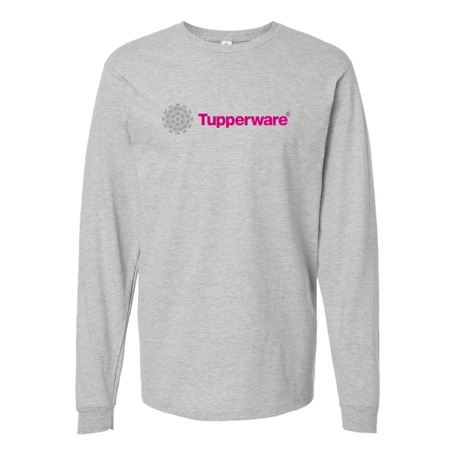 Men's Tupperware Logo Cotton Long Sleeve T-Shirt