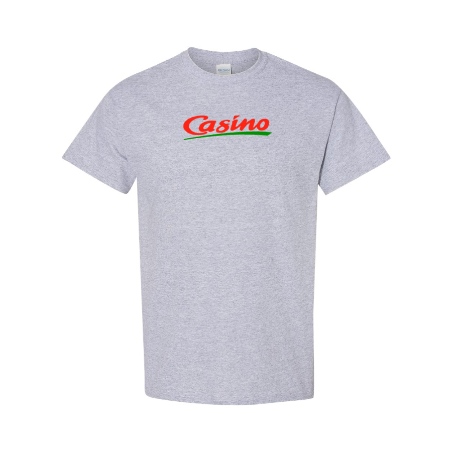 Men's Casino Logo Cotton T-Shirt