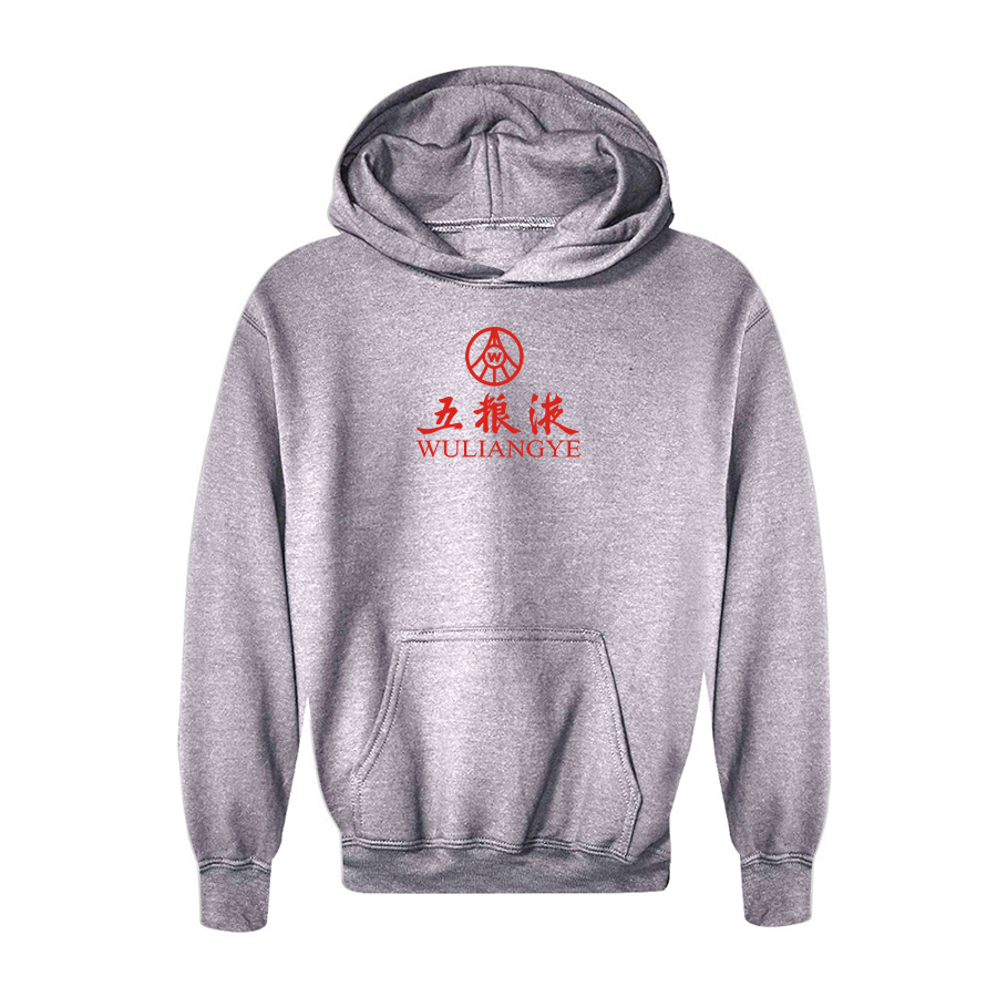 Youth Wuliangye Logo Pullover Hoodie
