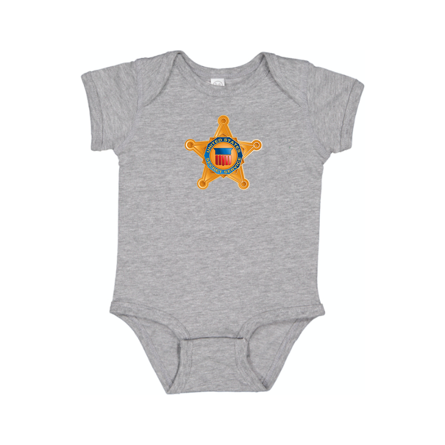 Secret Service Star Logo Baby Onesie Romper