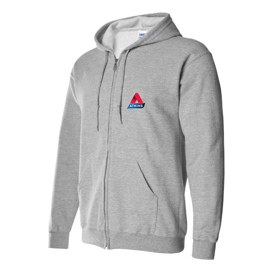 Men's Atkins Logo Zipper Hoodie