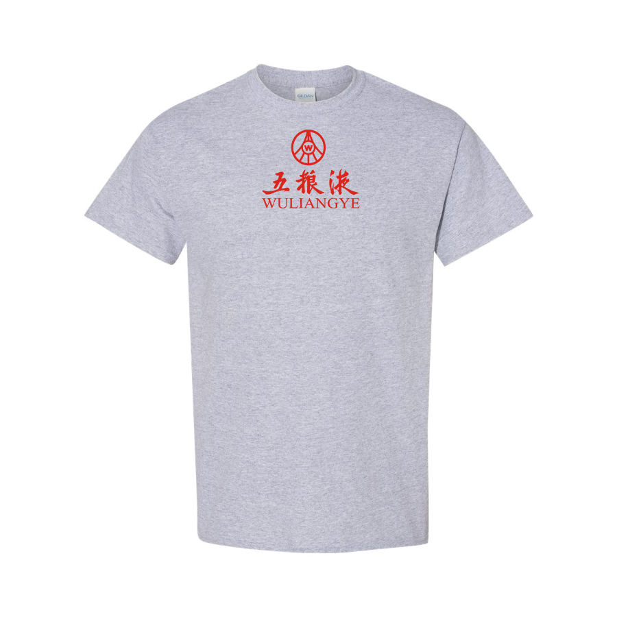 Men's Wuliangye Logo Cotton T-Shirt