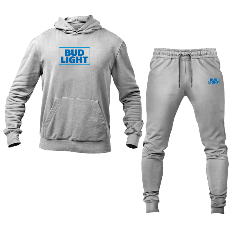 Men's Bud Light Logo Hoodie Joggers Set