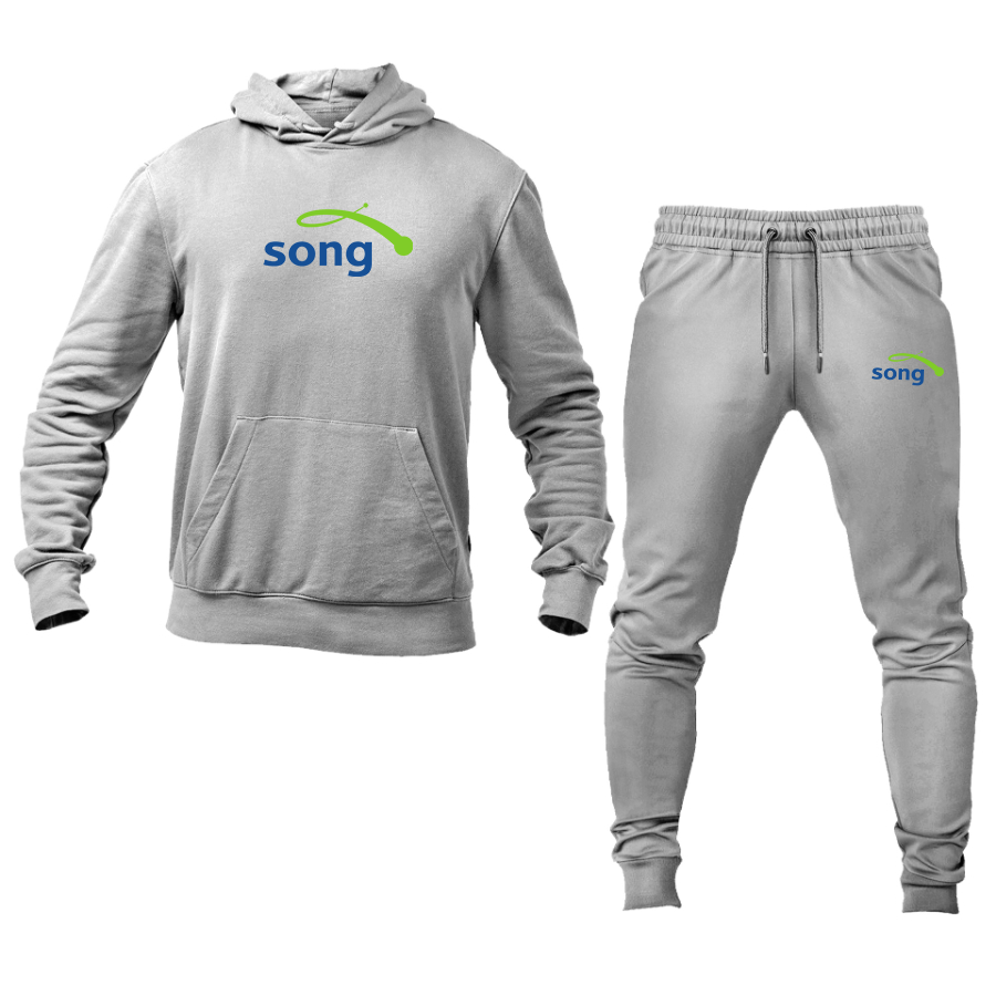 Men's Song Logo Hoodie Joggers Set