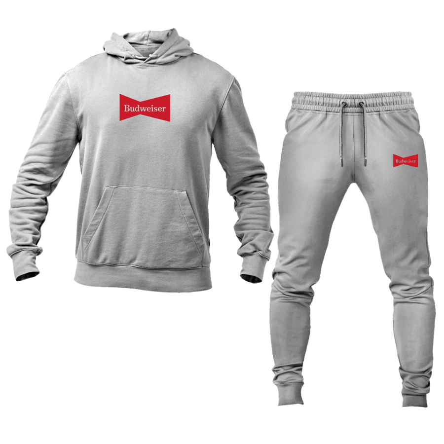 Men's Budweiser Logo Hoodie Joggers Set