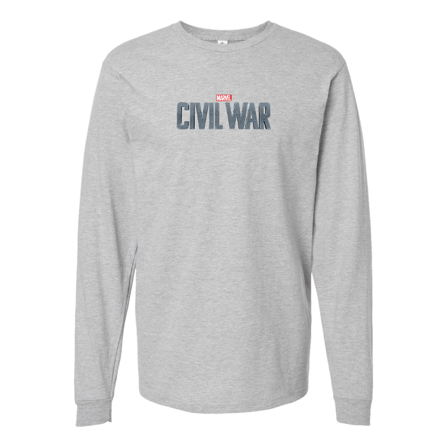Youth Marvel Civil War   Logo Long sleeves